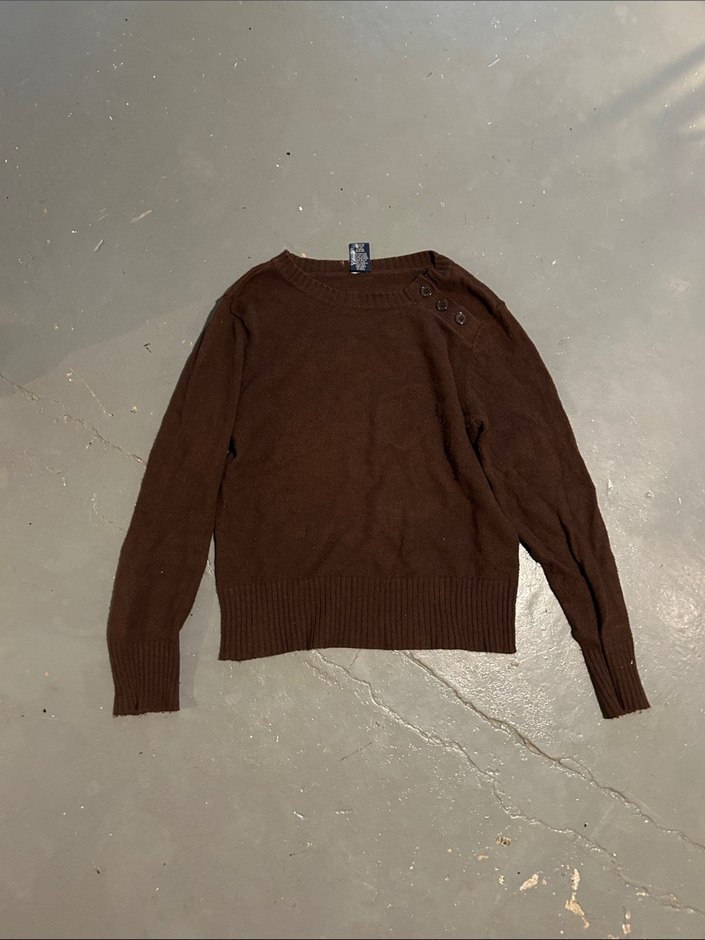 High Sierra Dark Brown Knit Pullover